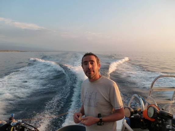 A caminho do nosso mergulho com as arraias manta, em Kona, na Big Island, no Havaí